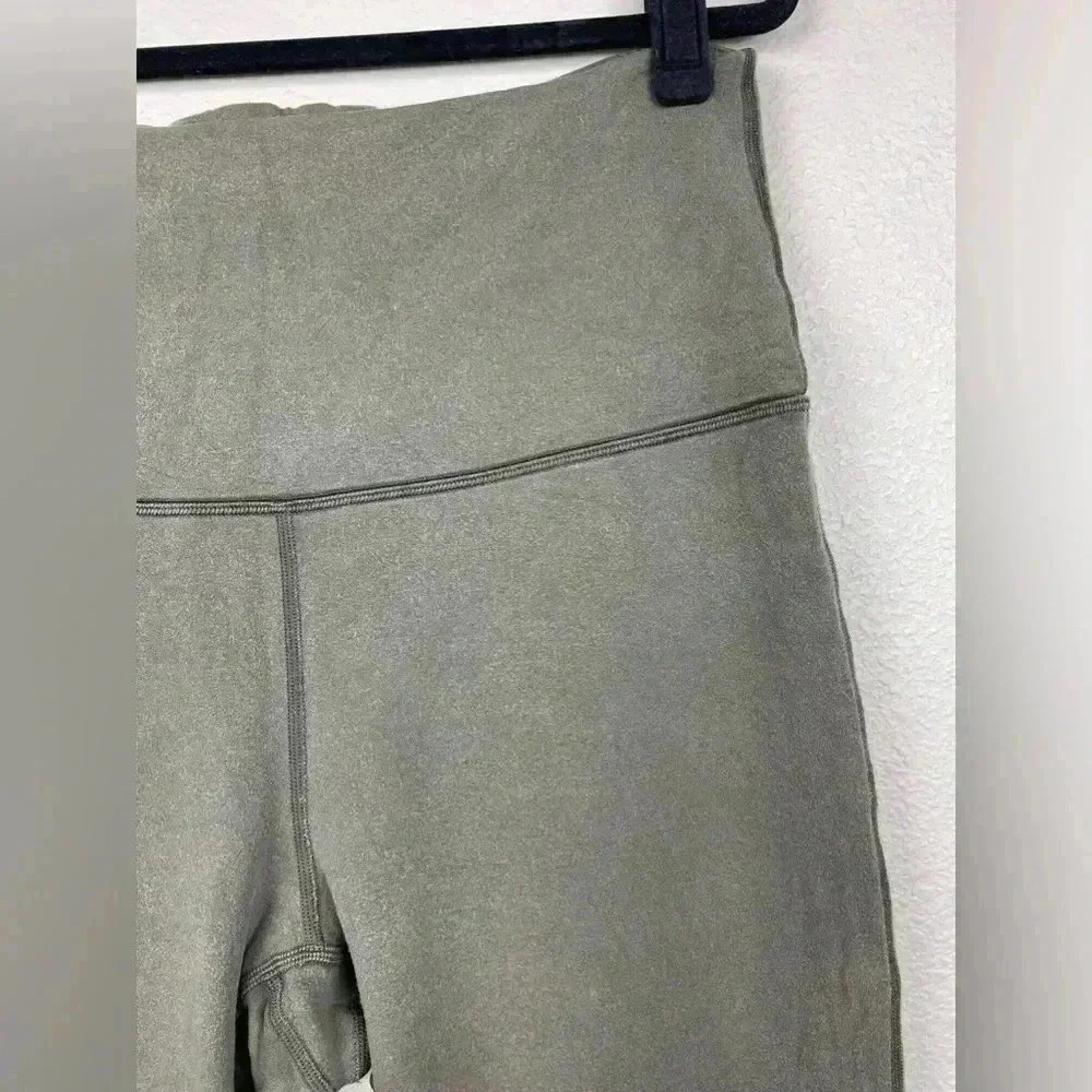 Lululemon Women's 10 Wunder Lounge Super High-Rise Tight 28" Green Soft Pants - Picture 7 of 14